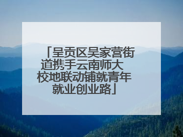 呈贡区吴家营街道携手云南师大 校地联动铺就青年就业创业路